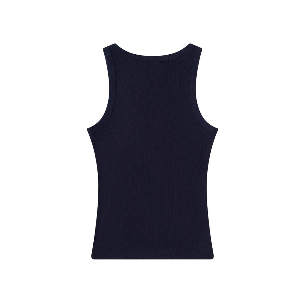 Ami Dark Blue Tank Top with White Emblem - Picture 2 of 8